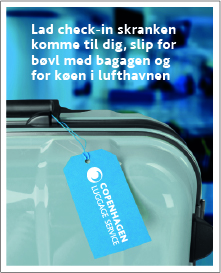 Billede af en grå kuffert. CPH Luggage Service hjælper dig med bagage og check-in